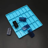Domino Game Toys Epoxy Resin Mold Number Dominoes Casting Silicone Mould DIY