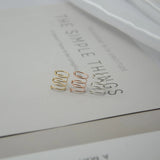 Domino Clip Earrings Double Line Ear Cuff