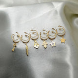 Domino Double Wrap Clip Earrings Fatima's Hand Ear Cuff