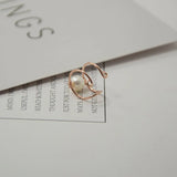 Domino Pearl Clip Earrings Non Pierced Ear Cuff Wire Wrapping