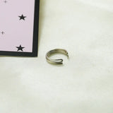 Domino Three Band Earcuff Minimalist No Piercing Women Jewelry Men Unisex Gift