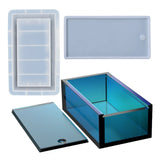 Dominoes Box Chess Tissues Napkin Storage Case Silicone Mould DIY Crafts
