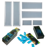 Dominoes Epoxy Resin Mold Storage Box DIY Crafts Jewelry Tiles Mould