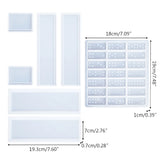 Epoxy Resin Dominoes Mold DIY Crafts Jewelry Box