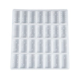 Dominoes Epoxy Resin Mold Storage Box DIY Crafts Jewelry Tiles Mould