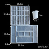 Dominoes Epoxy Resin Mold Dominoes Storage Box Silicone Mold DIY Crafts
