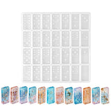 Epoxy Resin Mold Dominoes Storage Box DIY Crafts Jewelry Holder