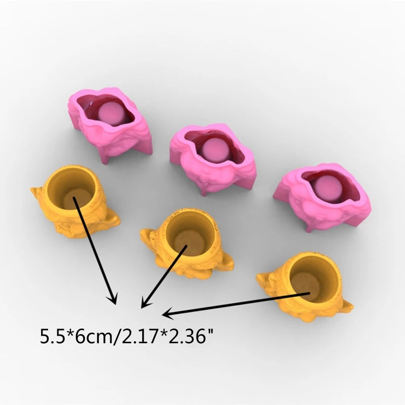 Angel Succulent Flower Pot Silicone Mold for DIY Crafts