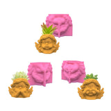 Angel Succulent Flower Pot Silicone Mold for DIY Crafts