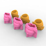 Angel Succulent Flower Pot Silicone Mold for DIY Crafts