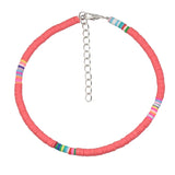 Bohemian Clay Anklet For Women Summer Beach Foot Jewelry