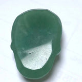 Jade Skull Pendant Drop Safety Amulet Necklace With Chain