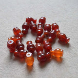 Yellow Agate Medium Hole Vase Back Cloud Earrings DIY Accessories