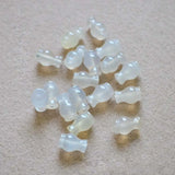 Yellow Agate Medium Hole Vase Back Cloud Earrings DIY Accessories