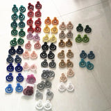 Dongmu Crystal Earrings Ladies Accessories - Christmas Colors