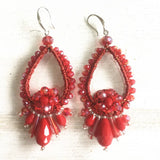 Bohemian Crystal Weave Drop Earrings Women's Jewelry