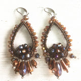 Bohemian Crystal Weave Drop Earrings Women's Jewelry