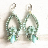 Bohemian Crystal Weave Drop Earrings Women's Jewelry