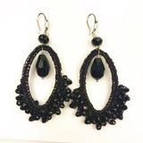 Dongmu Jewelry Bohemian Style Water Droplets Earrings Crystal Gift