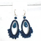 Dongmu Jewelry Bohemian Style Water Droplets Earrings Crystal Gift