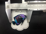 Purple Enamel Fish Brooch Pin for Women and Men