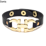 Donia Jewelry European and American Alloy Letter Bracelet