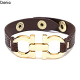 Donia Jewelry European and American Alloy Letter Bracelet