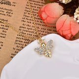 Donia Bee Necklace Copper Zircon Pendant Personalized Jewelry