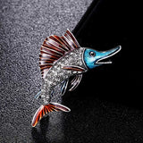 Vintage Shark Brooch Pin Men's Women Kids Jewelry