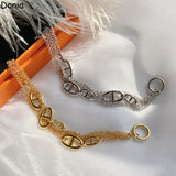 Donia Jewelry Pig Nose Opening Bracelet Palace Jewelry