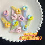 Sweet Heart Hairpin Simulation Dessert Girl Hair Accessories