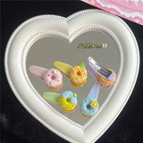 Sweet Heart Hairpin Simulation Dessert Girl Hair Accessories
