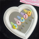 Sweet Heart Hairpin Simulation Dessert Girl Hair Accessories