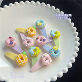 Sweet Heart Hairpin Simulation Dessert Girl Hair Accessories