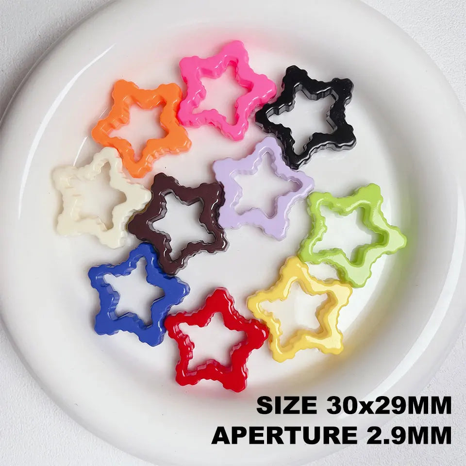 Dopamine Pixel Star Beads for DIY Jewelry Making