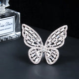 Dorado Zircon Butterfly Cuff Bracelets For Women Party