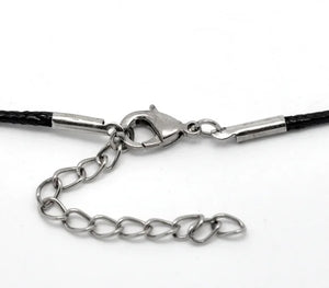 Wax Cord Necklace Lobster Clasp Jewelry 20 PCs