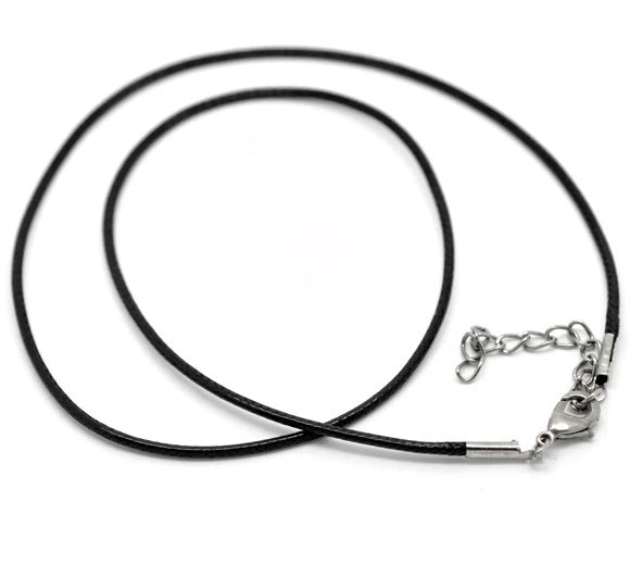 Wax Cord Necklace Lobster Clasp Jewelry 20 PCs