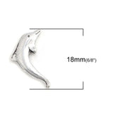 Ocean Animal Jewelry Beads Silver Shell Star Fish Seahorse DIY Findings