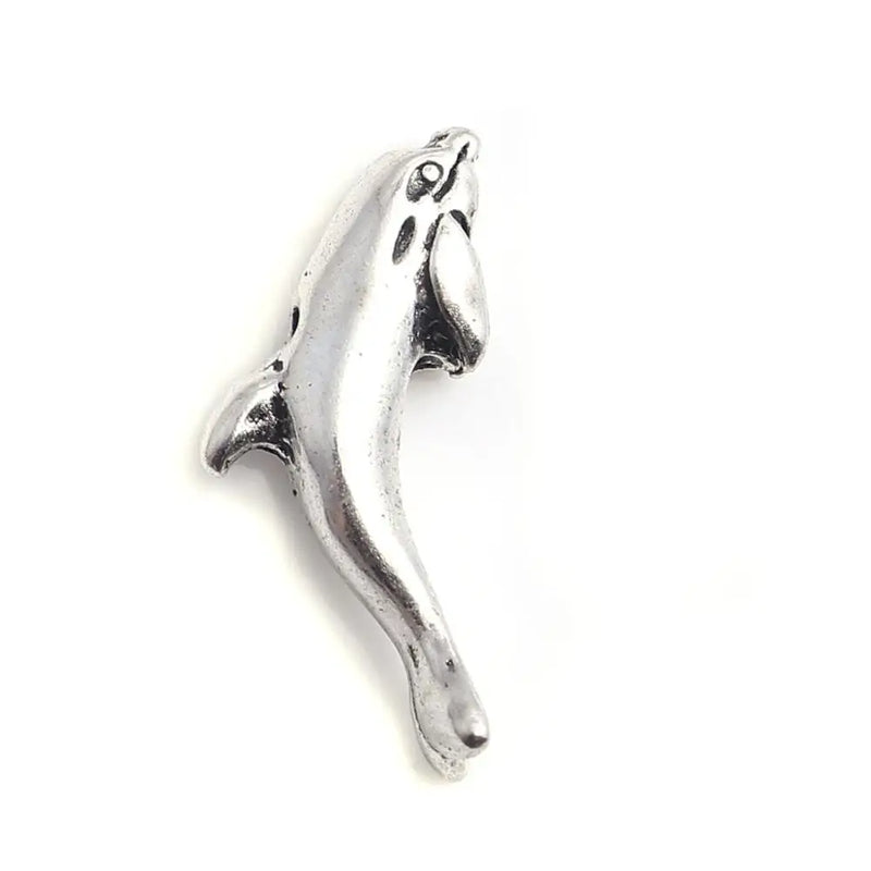 Ocean Animal Jewelry Beads Silver Shell Star Fish Seahorse DIY Findings