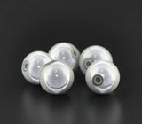 100 Miracle Acrylic Round Spacer Beads 10mm Dia.