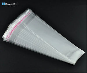 200 Self Adhesive Seal Plastic Bags 16x3.5cm B08986