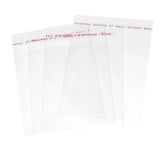 200 Clear Self Adhesive Seal Plastic Bags 7x10cm