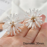 Crystal Firework Ball Pendant for DIY Jewelry Making