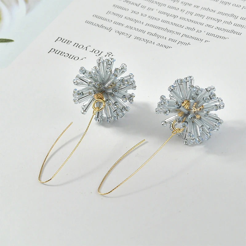 Crystal Firework Ball Pendant for DIY Jewelry Making