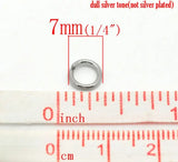 500pcs 7mm Stainless Steel Jump Rings