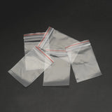 500 Transparent Zip Lock Plastic Bags 5x4cm for DIY Jewelry