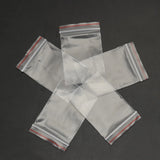 500 Transparent Zip Lock Plastic Bags 5x4cm for DIY Jewelry