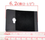 50Pcs Square Card Ear Hooks Earring Display Cards 6.2x4.5cm