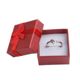 6PCs Jewelry Boxes Candy Ribbon Bowknot for Gift Necklace Earring Box